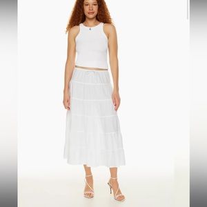 Aritzia Wilfred Linen Skirt